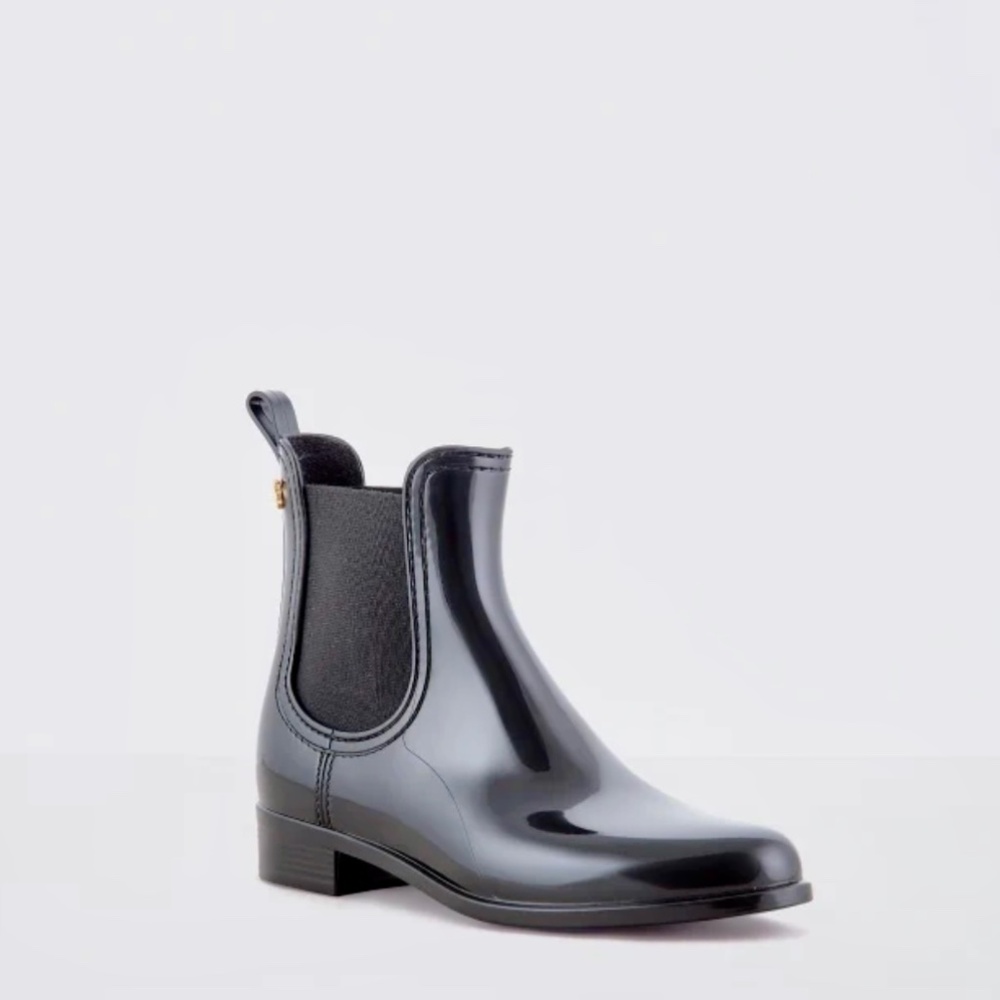 Black Chelsea Rain Boot - Women